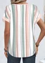 Casual Striped Blouse