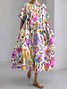 Casual Cotton Dress With No