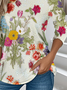 Casual Loose Jersey Crew Neck T-Shirt