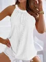 Casual Cotton-Blend Tank Top