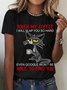 Touch My Coffee I Will Slap You So Hard Cotton T-shirt
