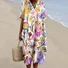Floral Casual Dress With No