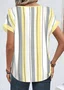 Casual Striped Blouse