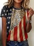 Regular Fit Crew Neck Vintage T-Shirt