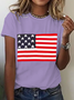 Flag-Graphic Cotton T-Shirt