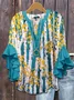 Party V Neck Blouse