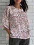 Loose Casual Crew Neck Shirt