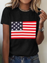 Flag-Graphic Cotton T-Shirt