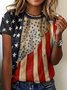 Regular Fit Crew Neck Vintage T-Shirt