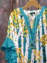 Party V Neck Blouse