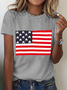 Flag-Graphic Cotton T-Shirt