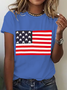 Flag-Graphic Cotton T-Shirt