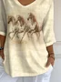 Women's Western Style Printed T-Shirt