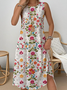 Casual Nationality/Ethnic Crew Neck Dress