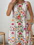 Casual Nationality/Ethnic Crew Neck Dress