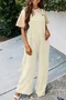 Women's H-Line Overall Spaghetti Daily Going Out Casual Buckle Plain Summer Long Jumpsuit Romper