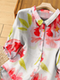 Women's Mid Sleeve Casual Vintage Printed Shirt