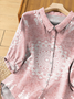 Women's Mid Sleeve Casual Vintage Printed Shirt