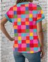 Casual V Neck Short Sleeve T-Shirt