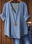 Women's Vintage Casual Button Down Shirt