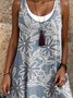 Casual Crew Neck Dress With No