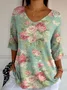 Regular Fit Casual Crew Neck Cotton T-Shirt
