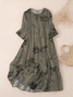 Casual Regular Fit Dress With No
