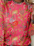 Coconut Tree Crew Neck Casual T-Shirt