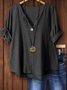 Women's Vintage Casual Button Down Shirt