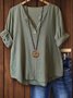 Women's Vintage Casual Button Down Shirt