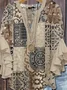 Women's Bohemian Pattern V-Neck Multi-Layered Lace Shirt