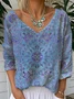Casual V Neck T-Shirt