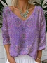 Casual V Neck T-Shirt