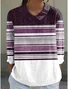Shawl Collar Linen Blend Boho Shirt