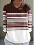 Shawl Collar Linen Blend Boho Shirt