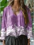 Loose Casual V Neck T-Shirt