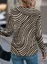 Casual V Neck Long Sleeve T-Shirt