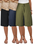 Women's Loose Casual Lace-Up Straight Pants