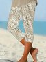 Women's Floral Print Casual Leggings