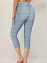 Women's Striped Print Casual Spring Leggings