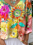 Loose Gradient Pattern Casual T-Shirt