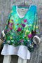 Regular Fit Casual Floral Shirt