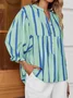 Cotton Casual Striped Regular Fit Shirt