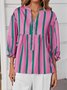 Cotton Casual Striped Regular Fit Shirt