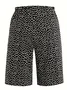 Women's Spring and Summer Floral Print Casual Straight Tie Cropped Pants