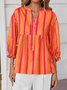 Cotton Casual Striped Regular Fit Shirt