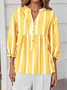 Cotton Casual Striped Regular Fit Shirt