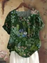 Street Floral Regular Fit Cotton Blouse