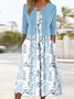 Crew Neck Simple Loose Two-Piece Set