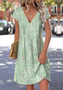 Gradient Pattern Simple Regular Fit Dress